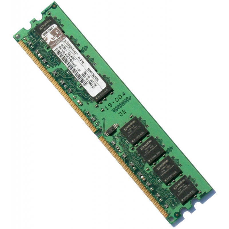 thumbnail image 2 of Kingston 2GB DDR2 DIMM – PC2-5300 667MHz, 240-Pin, Non-ECC, Desktop Memory (Open Box) 2 of 3